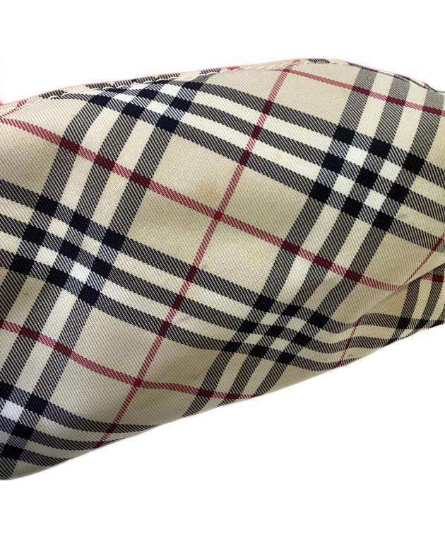 希少】Burberrys バーバリーズ 巾着型 ハンドバッグ 底ファスナー 質屋