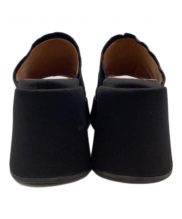 【美品】GANNI ブラック ミュール 38 中古・古着通販】GANNI (ガニー) プラットフォームサンダル ブラック
