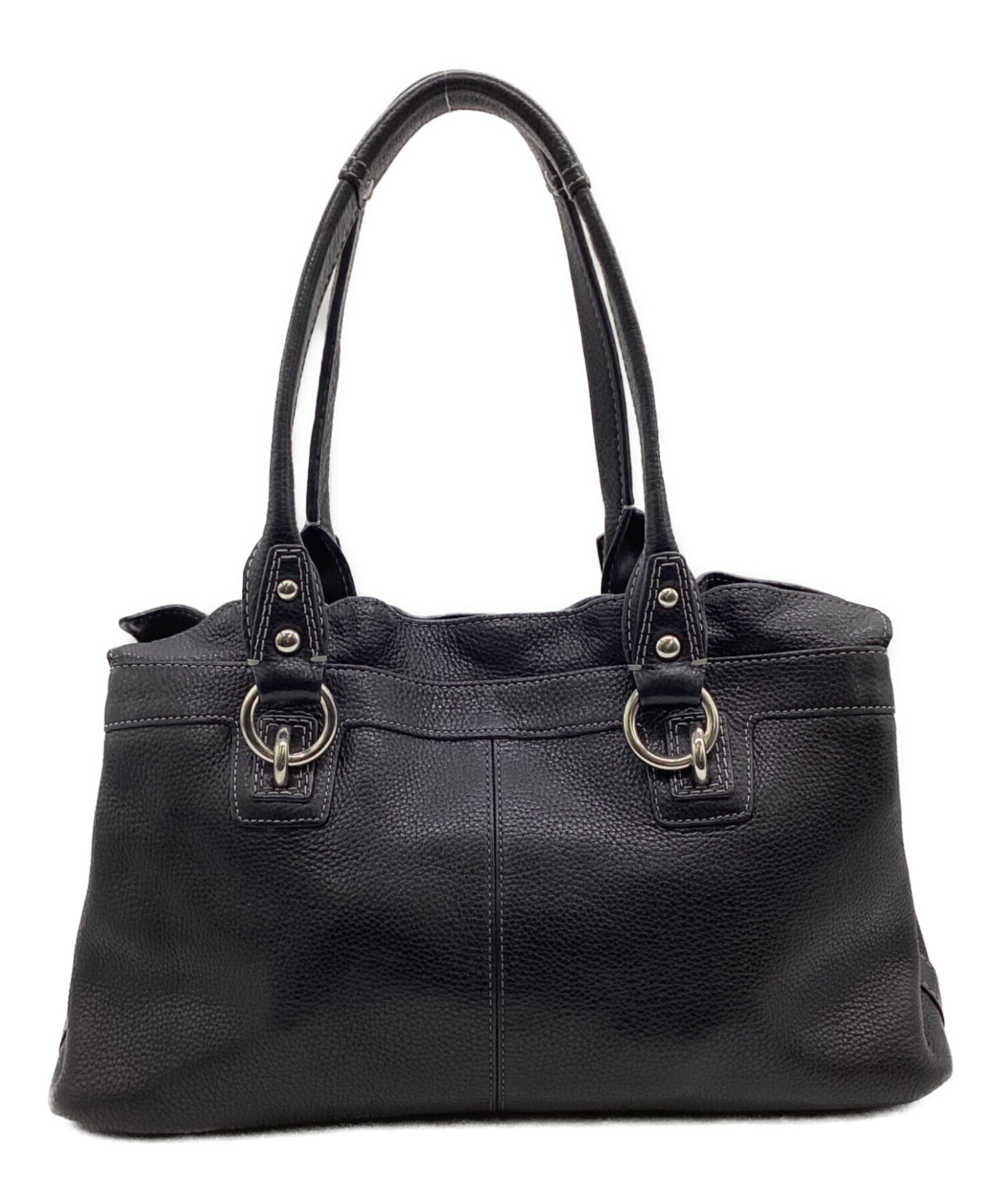中古・古着通販】COACH (コーチ) ぺネロピ レザー ショッパー ブラック