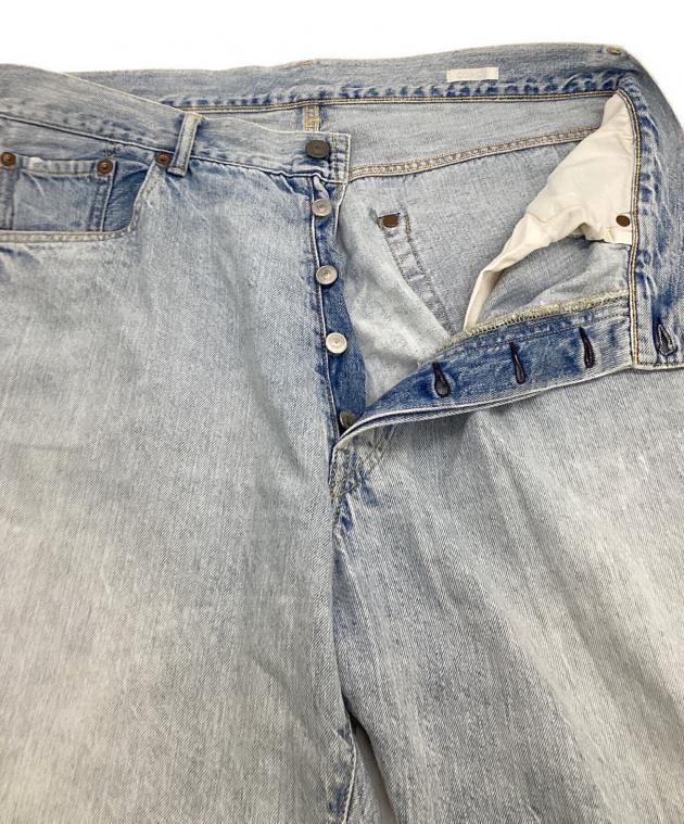 中古・古着通販】COMOLI (コモリ) 5Pデニムパンツ ブリーチ インディゴ