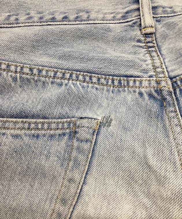中古・古着通販】COMOLI (コモリ) 5Pデニムパンツ ブリーチ インディゴ