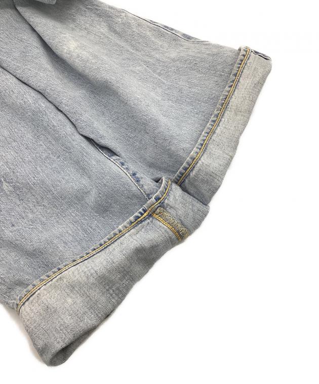 中古・古着通販】COMOLI (コモリ) 5Pデニムパンツ ブリーチ インディゴ
