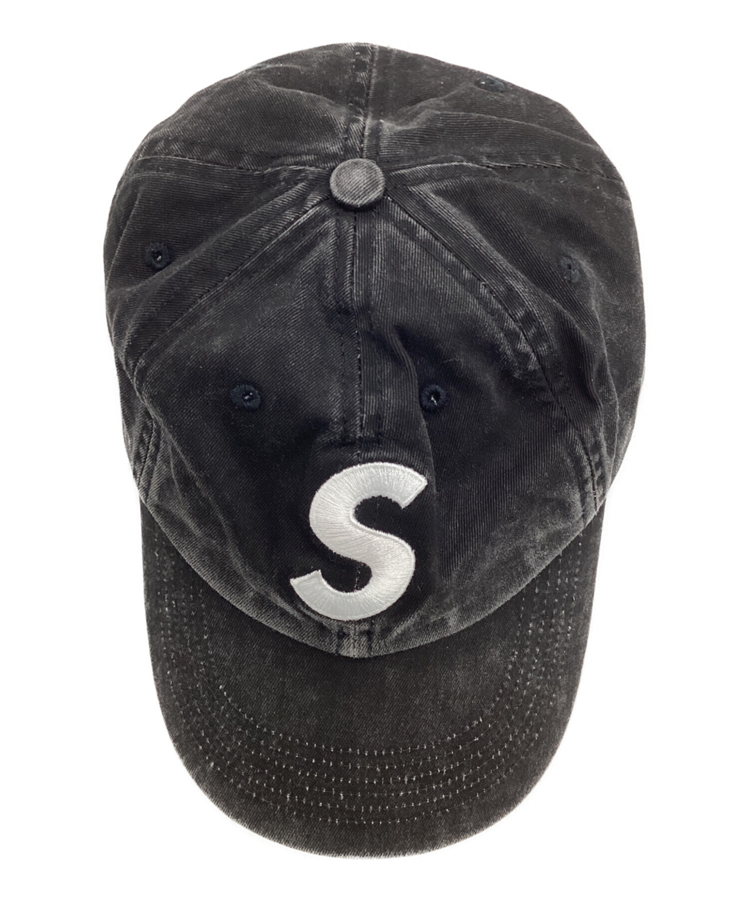 中古・古着通販】SUPREME (シュプリーム) Sロゴ 6パネル キャップ 