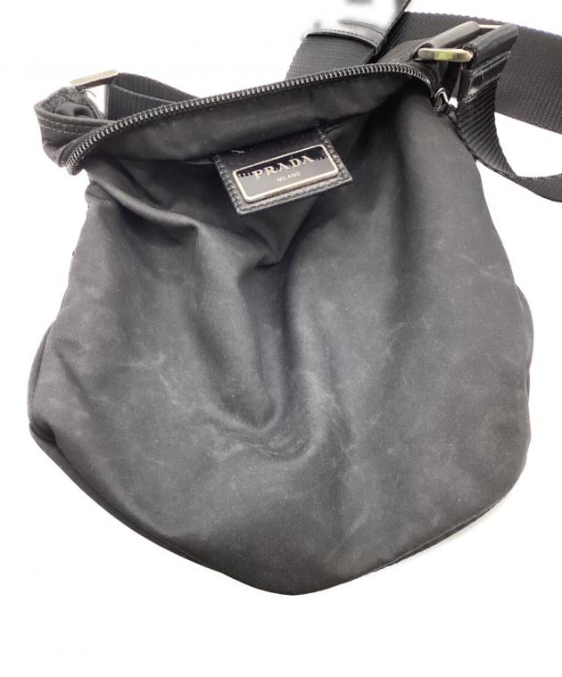 中古・古着通販】PRADA (プラダ) ショルダーバッグ ブラック｜ブランド