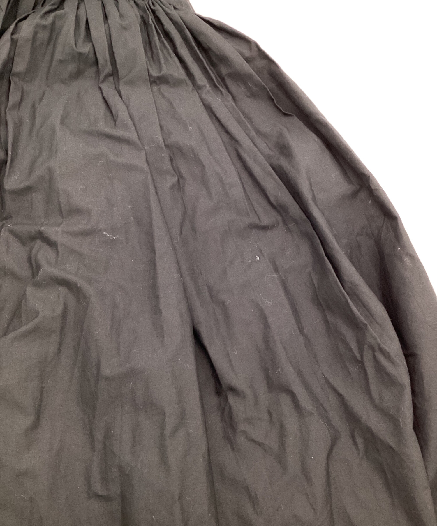 中古・古着通販】merlette (マーレット) 半袖ワンピース ブラック