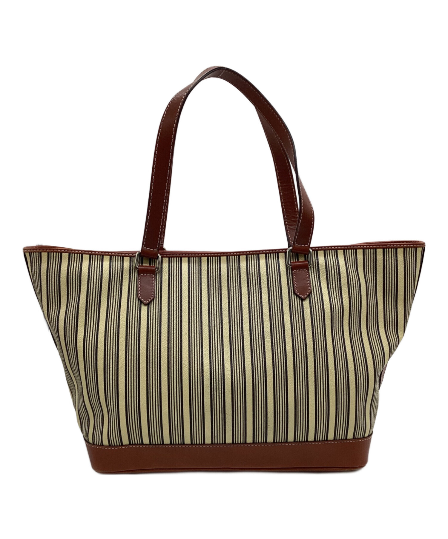 中古・古着通販】ETRO (エトロ) トートバッグ ブラウン×ベージュ 