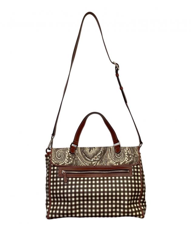 ETRO バッグ ショルダー付 中古・古着通販】ETRO (エトロ) 2WAY ショルダーバッグ ベージュ
