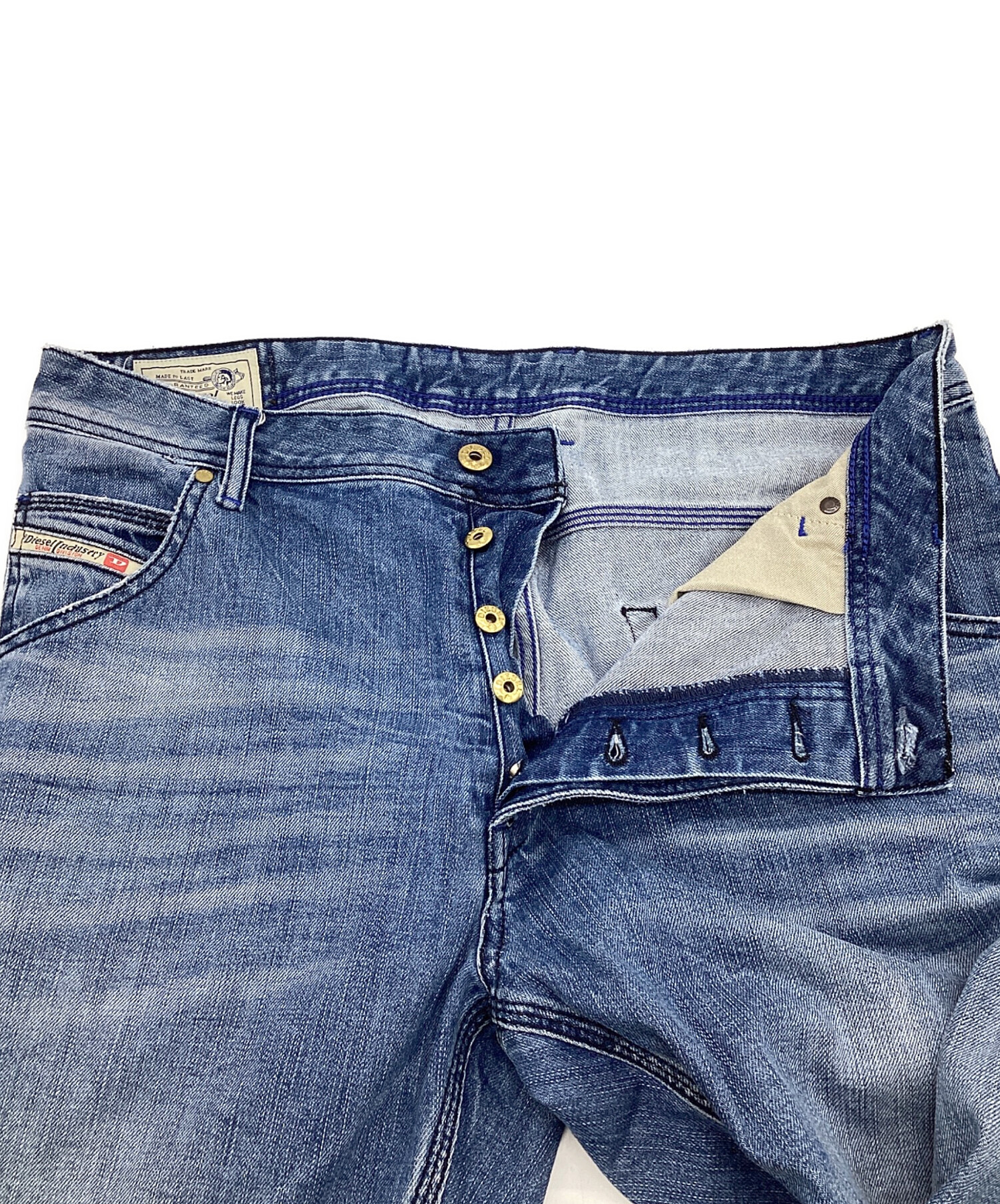 中古・古着通販】DIESEL (ディーゼル) デニムハーフパンツ インディゴ