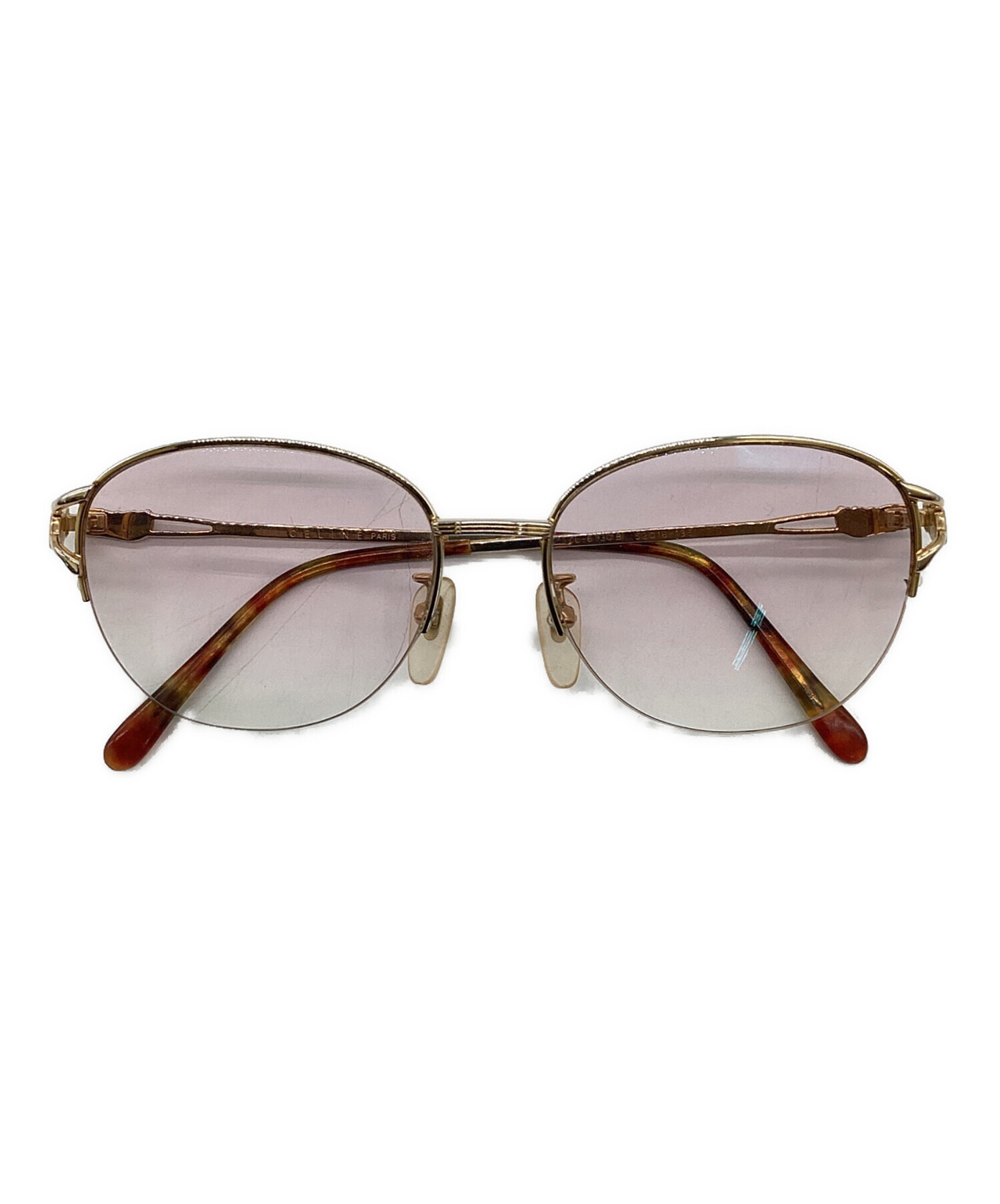中古・古着通販】CELINE (セリーヌ) 伊達眼鏡 ブラウン サイズ:52□16 