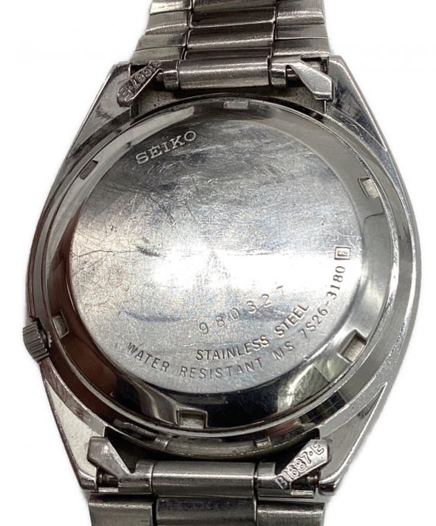 中古・古着通販】SEIKO (セイコー) セイコー5 自動巻き腕時計 ブラック