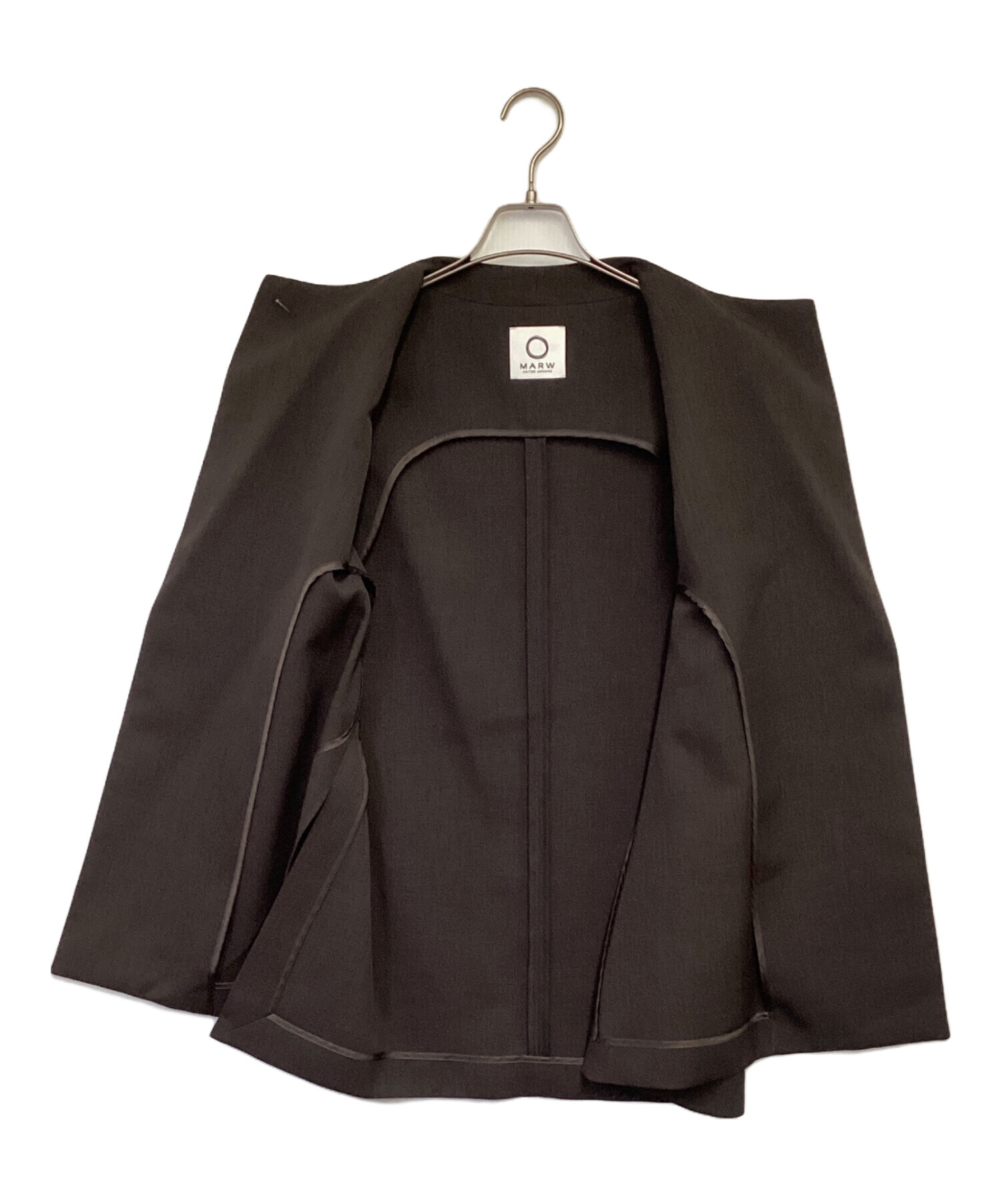 MARW UNITED ARROWSダークブラウン 無限ジレ ベスト 中古・古着通販】MARW UNITED ARROWS (マルゥ ユナイテッドアローズ