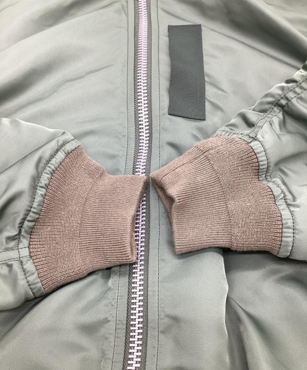 中古・古着通販】sacai (サカイ) MA-1ブルゾン カーキ サイズ:1