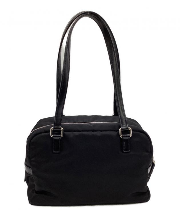 PRADA プラダ　ミニボストンバッグ 中古・古着通販】PRADA (プラダ) ミニボストンバッグ ブラック