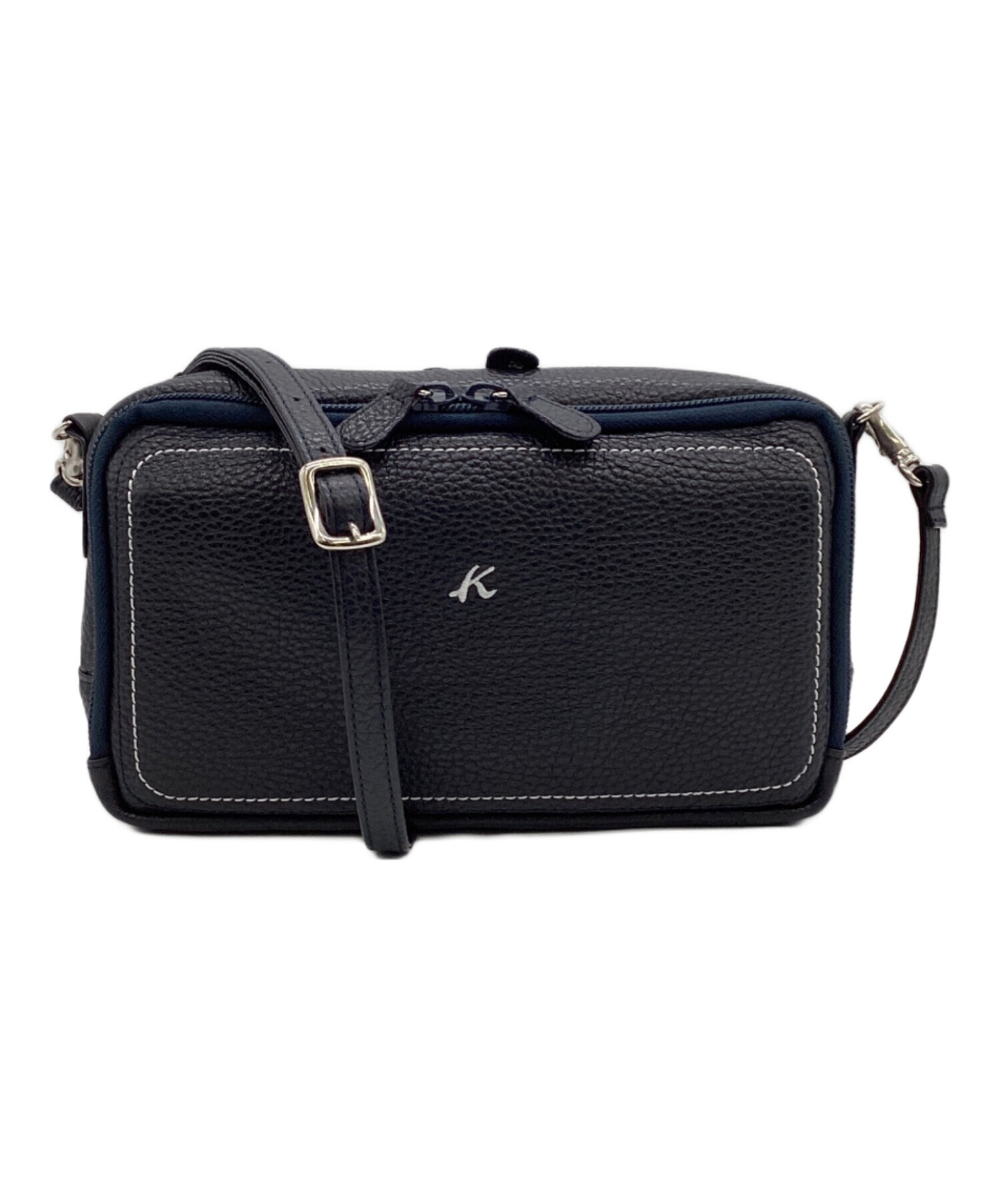中古・古着通販】KITAMURA (キタムラ) お財布ポシェット ネイビー