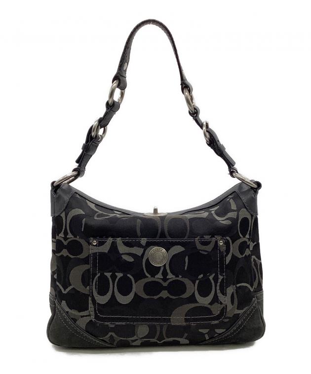 中古・古着通販】COACH (コーチ) ハンドバッグ ブラック｜ブランド