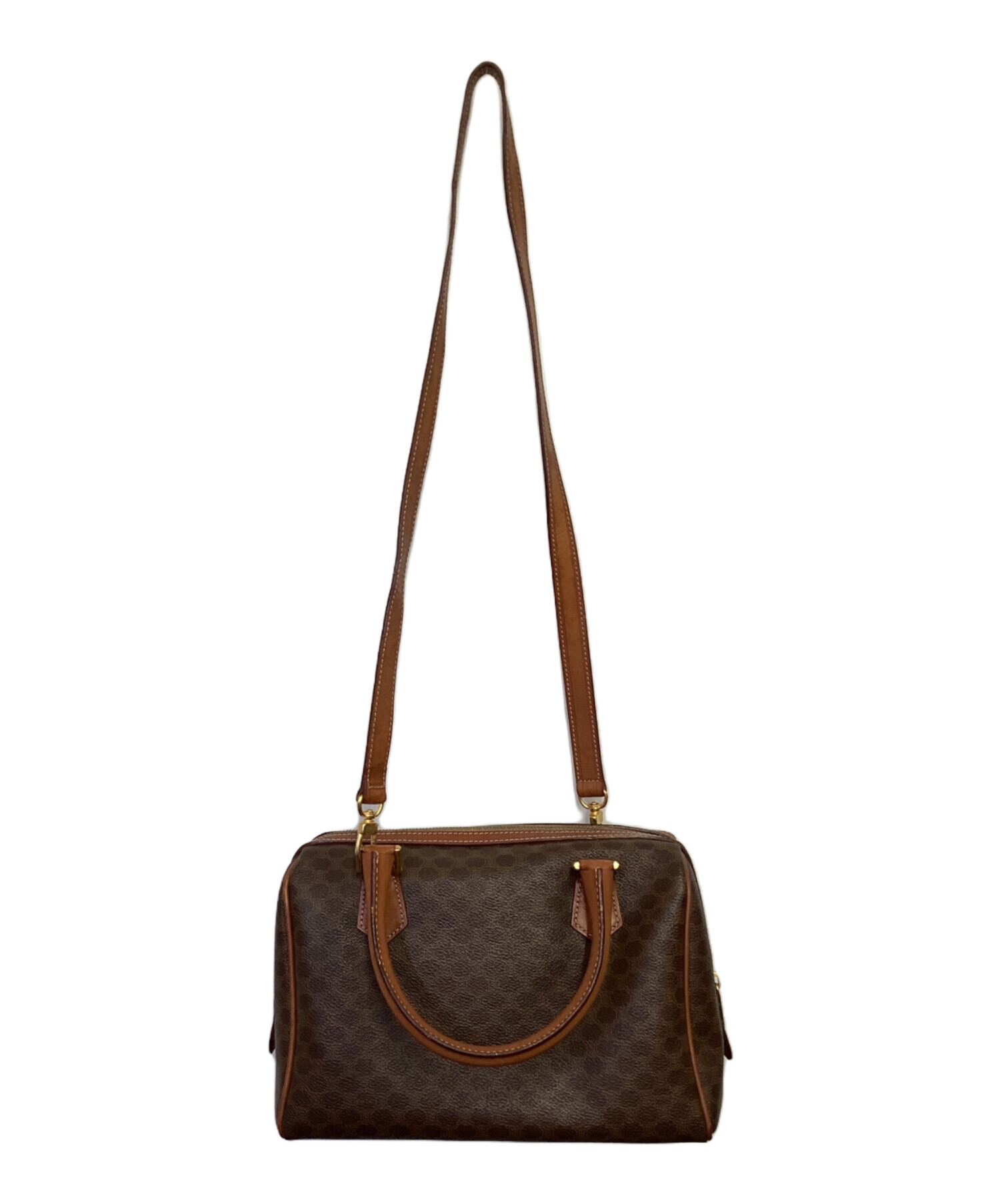 中古・古着通販】CELINE (セリーヌ) マカダム ミニボストンバッグ