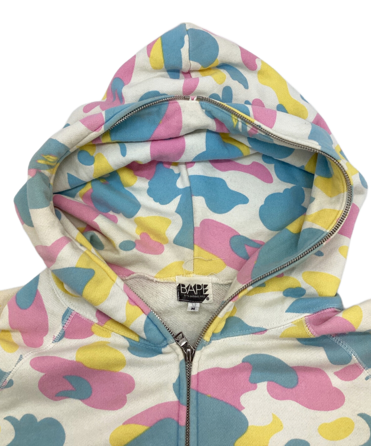 A BATHING APE フルジップパーカー マルチカモ Lサイズ 中古・古着通販】BAPE BY A BATHING APE (ベイプバイアベイシング