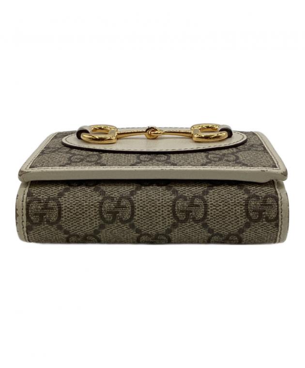 中古・古着通販】GUCCI (グッチ) ホースビット 1955 2つ折り財布