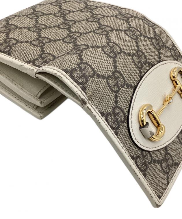中古・古着通販】GUCCI (グッチ) ホースビット 1955 2つ折り財布