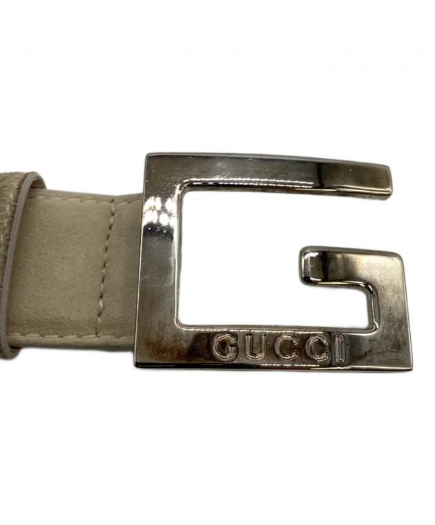 中古・古着通販】GUCCI (グッチ) ベルト ベージュ｜ブランド・古着通販