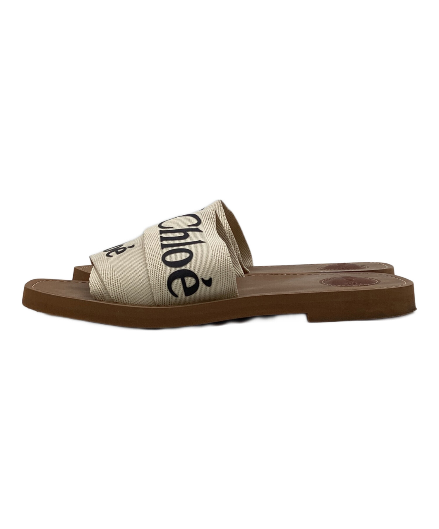 中古・古着通販】Chloe (クロエ) WOODY FLAT SLIDES（フラット