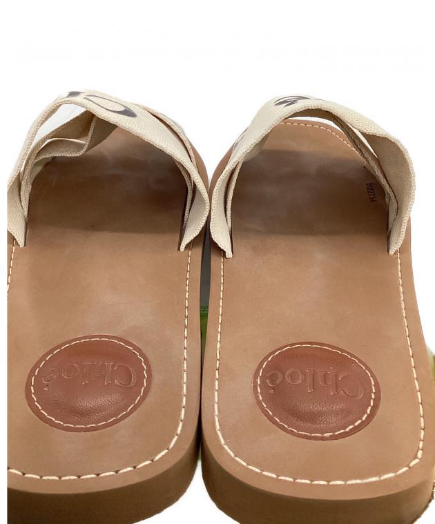 中古・古着通販】Chloe (クロエ) WOODY FLAT SLIDES（フラット