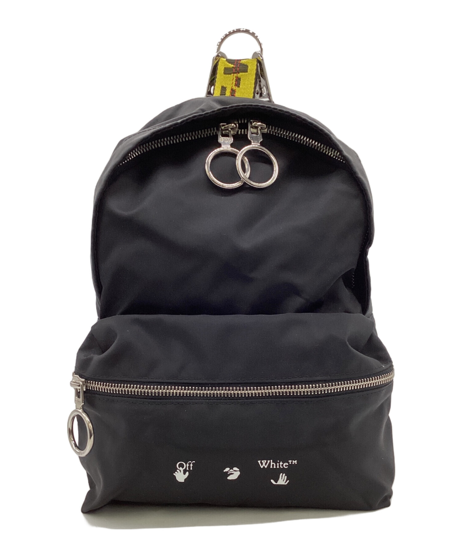 中古・古着通販】OFFWHITE (オフホワイト) ミニリュック ブラック