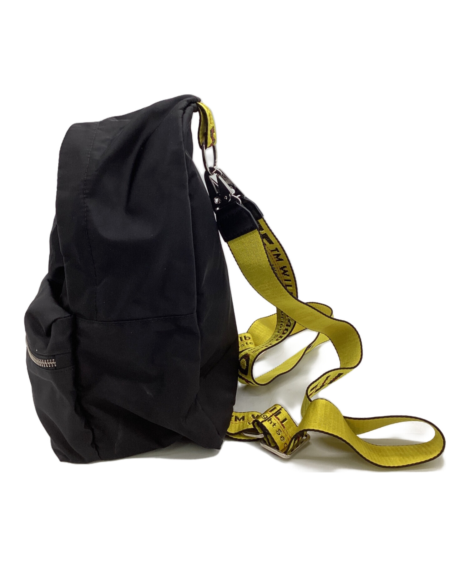 中古・古着通販】OFFWHITE (オフホワイト) ミニリュック ブラック