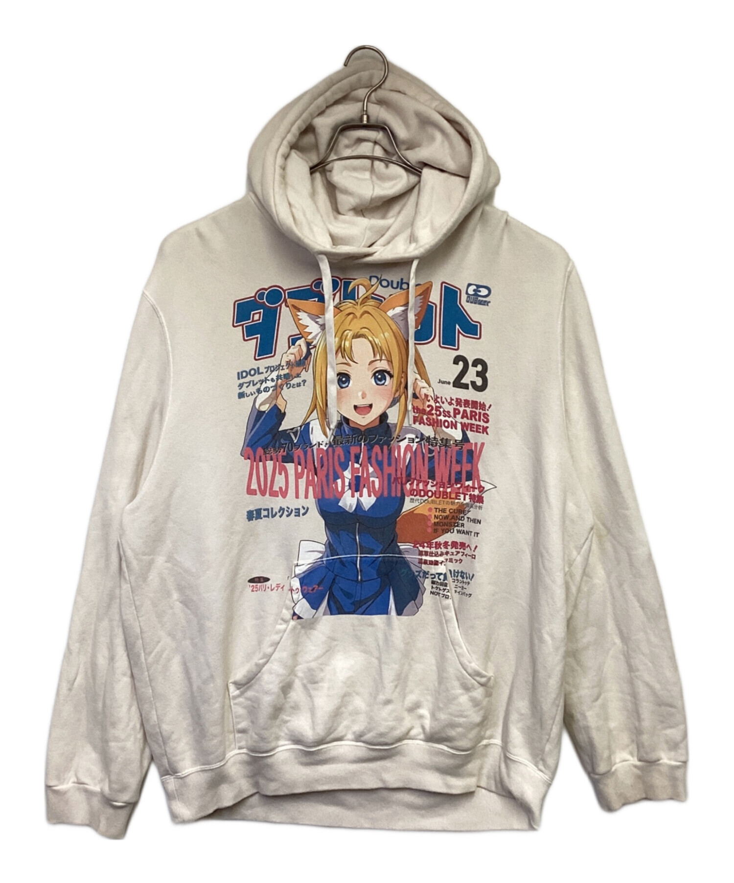 中古・古着通販】doublet (ダブレット) ANIME PRINT HOODIE(FOX