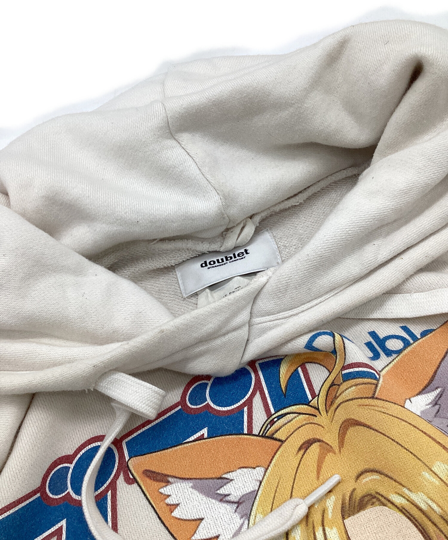 中古・古着通販】doublet (ダブレット) ANIME PRINT HOODIE(FOX