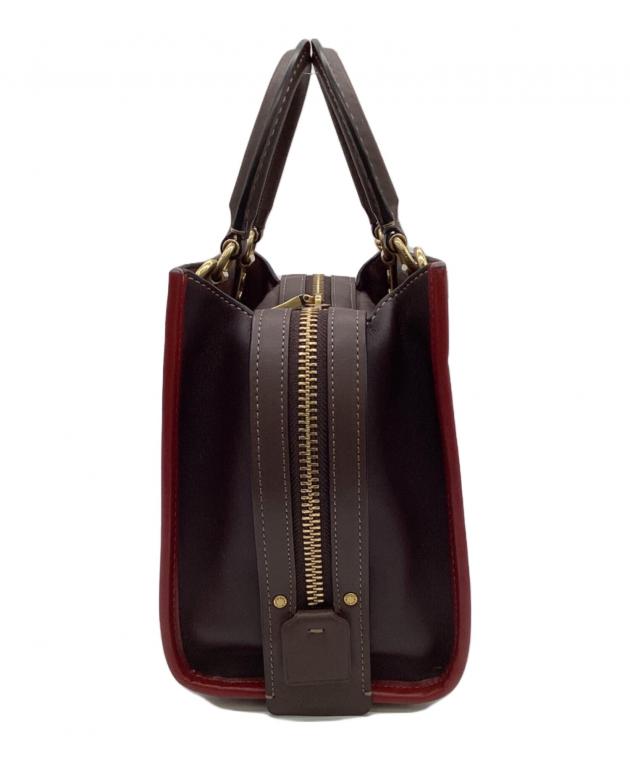 中古・古着通販】COACH (コーチ) ローグ25 3WAYバッグ レッド