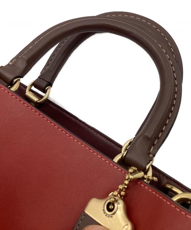中古・古着通販】COACH (コーチ) ローグ25 3WAYバッグ レッド