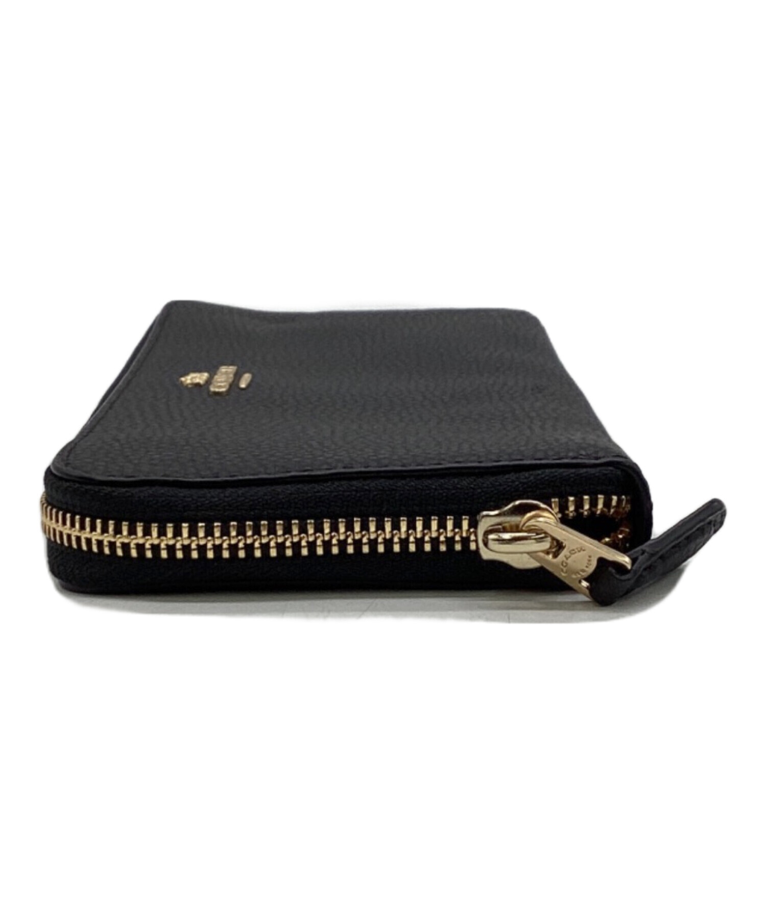 中古・古着通販】COACH (コーチ) ラウンドファスナー長財布 ブラック 