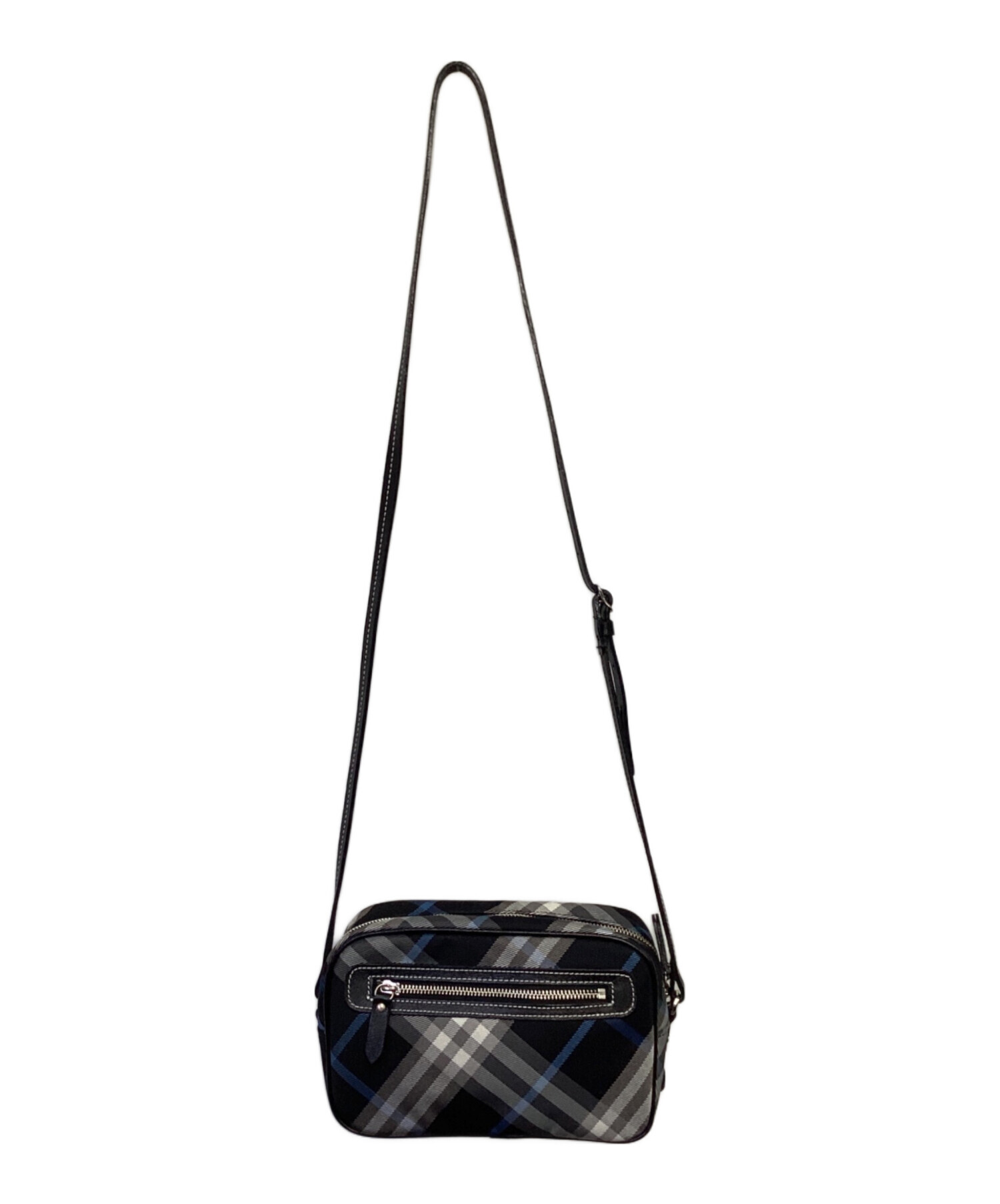 美品Burberry Blue Labelショルダーバッグ ブラック ホースロゴ 美品Burberry Blue Labelショルダーバッグ ブラック ホースロゴ 中古