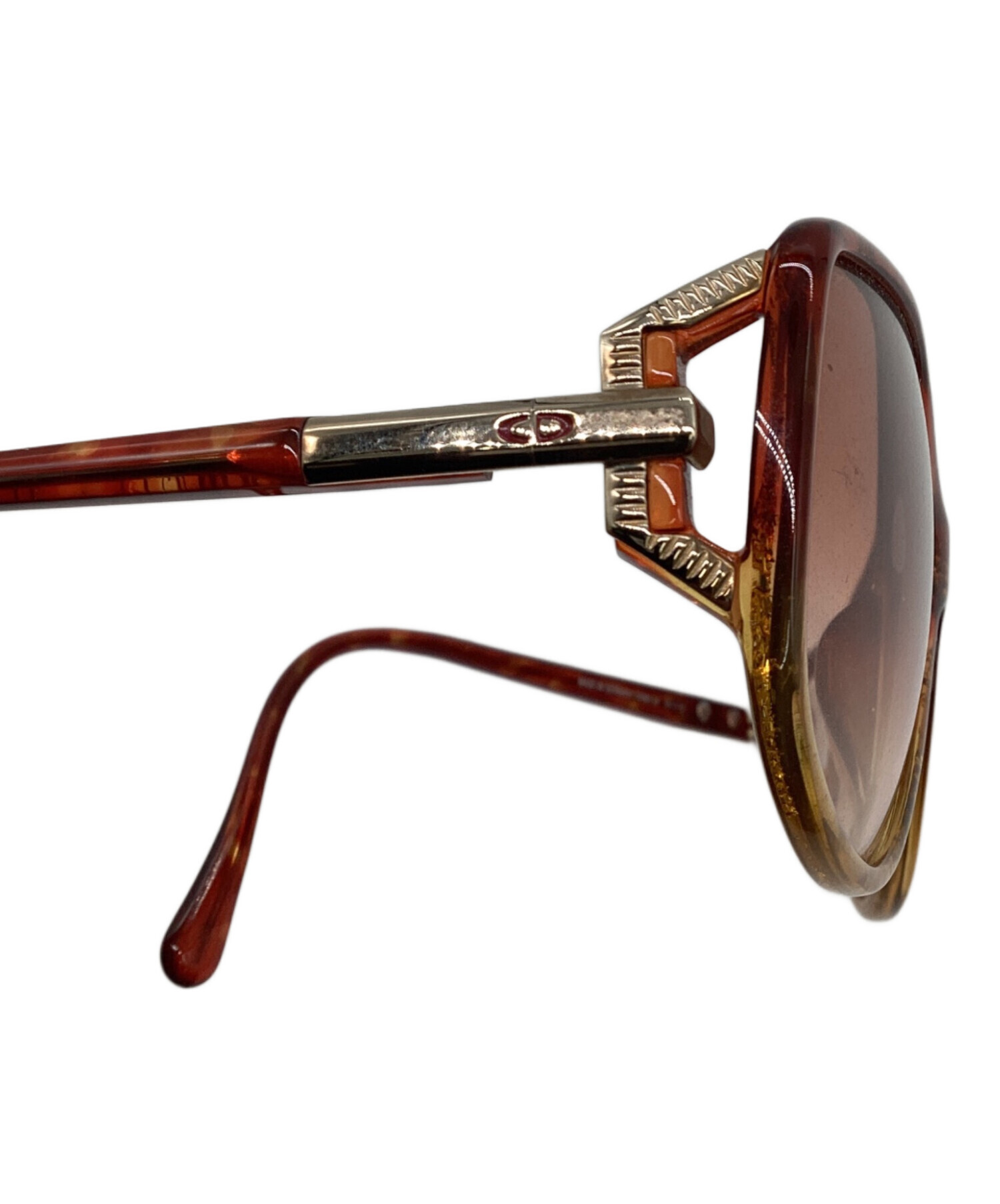 Christian Dior ヴィンテージ サングラス ブラウン 中古・古着通販】Christian Dior (クリスチャン ディオール