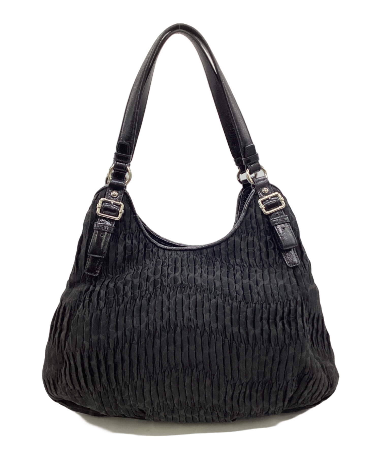 中古・古着通販】COACH (コーチ) マディソン ギャザード シグネチャー