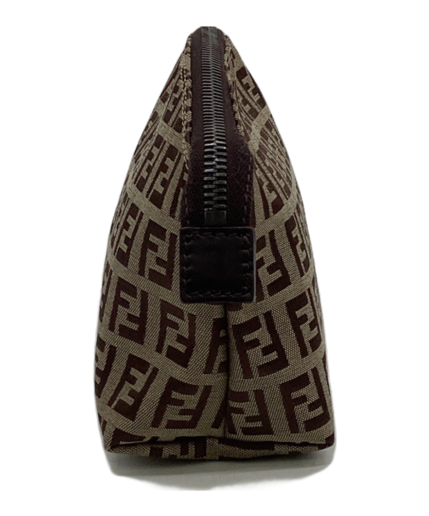 中古・古着通販】FENDI (フェンディ) ズッキーノ ポーチ ベージュ