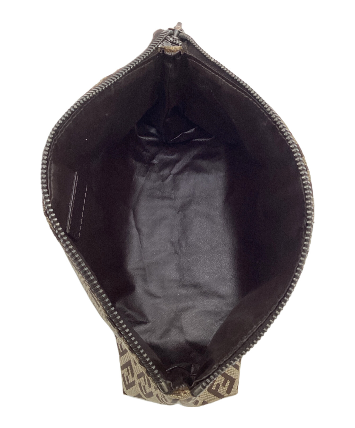 中古・古着通販】FENDI (フェンディ) ズッキーノ ポーチ ベージュ