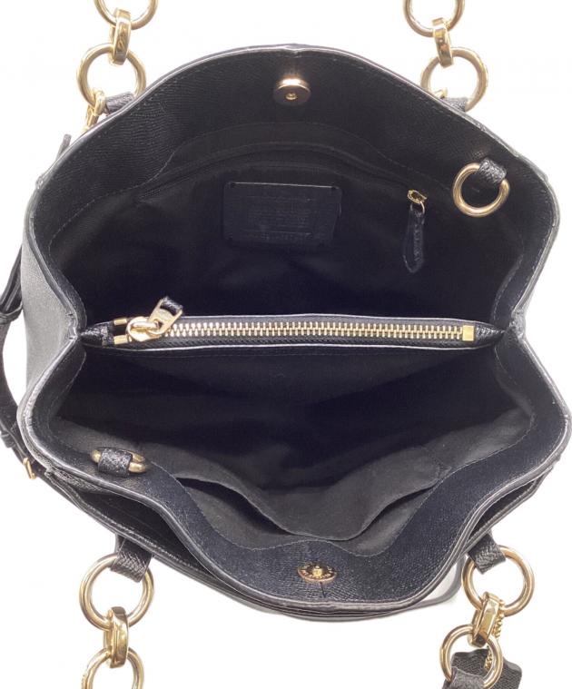 中古・古着通販】COACH (コーチ) ハンドバッグ ブラック｜ブランド
