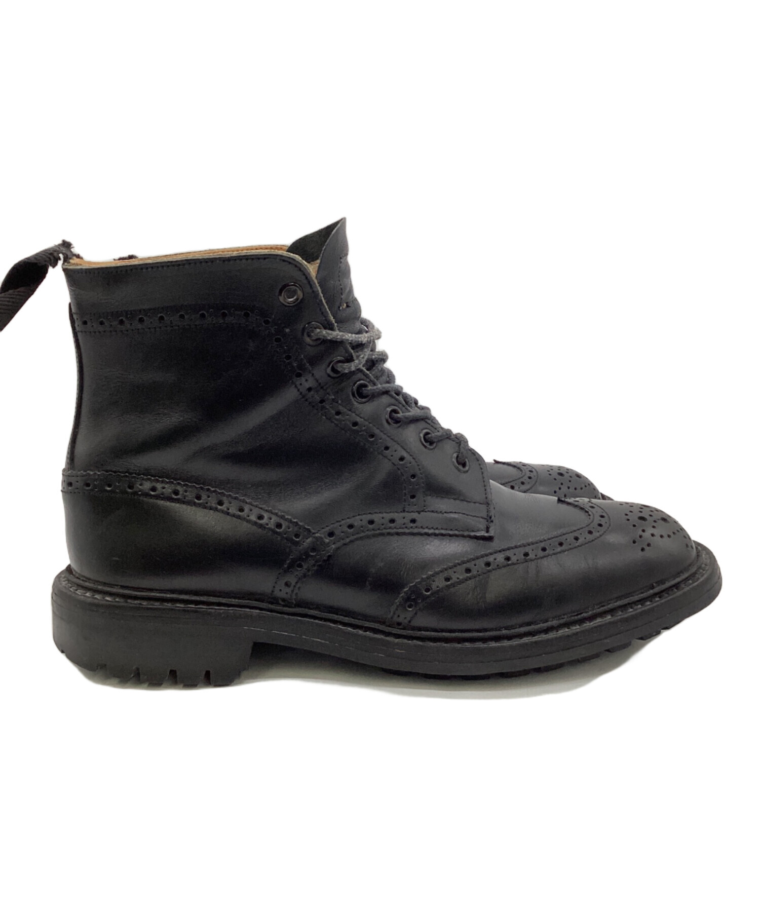 トリッカーズ モールトン ブラック サイズ7 フィッティング5 ブーツツリー付き 中古・古着通販】Tricker's (トリッカーズ) MALTON（モールトン