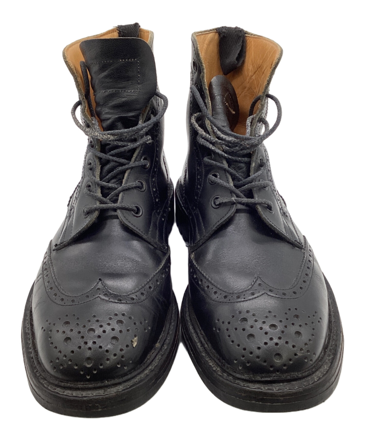 トリッカーズ モールトン ブラック サイズ7 フィッティング5 ブーツツリー付き 中古・古着通販】Tricker's (トリッカーズ) MALTON（モールトン