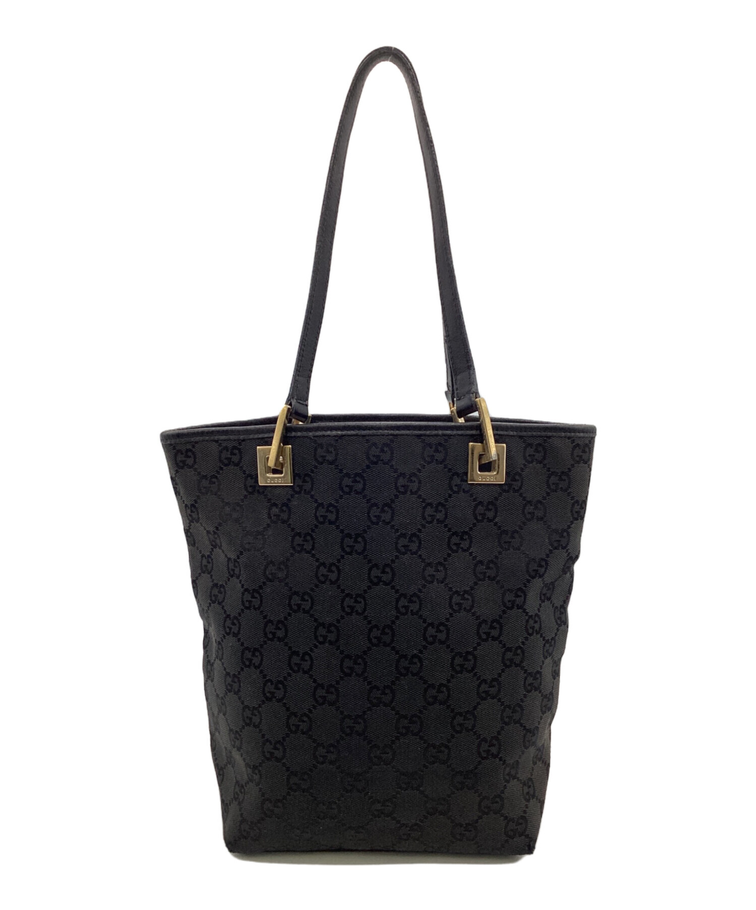 GUCCI　 グッチ GGキャンバス ミニトート チャーム付き 1回使用 正規品 中古・古着通販】GUCCI (グッチ) GGキャンバス ミニトートバッグ