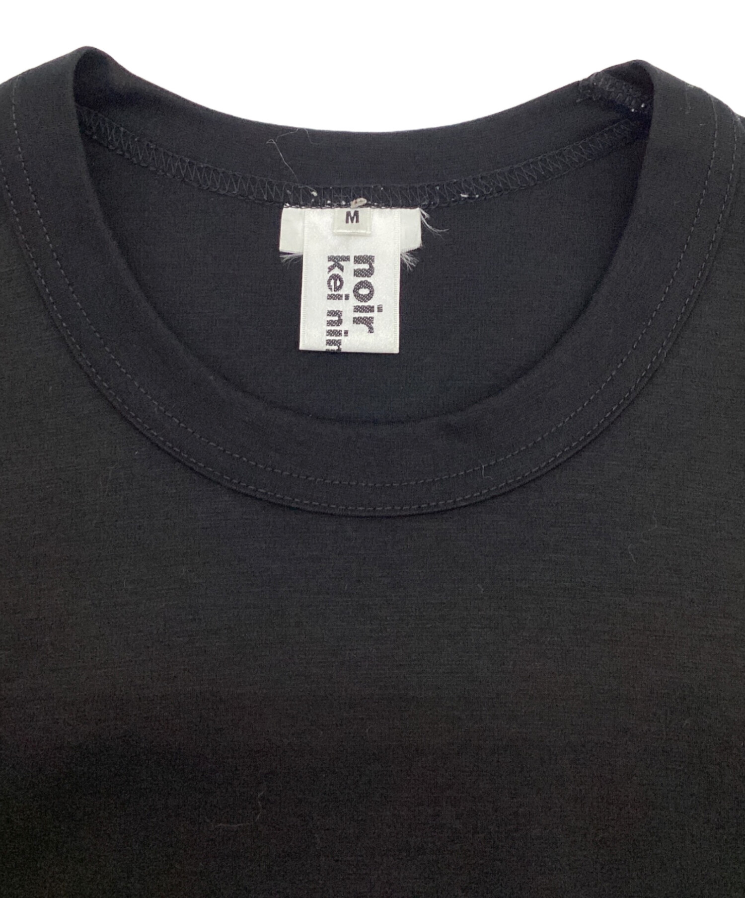 noir kei ninomiya チュールTシャツ 7部袖 ブラックS Noir Kei