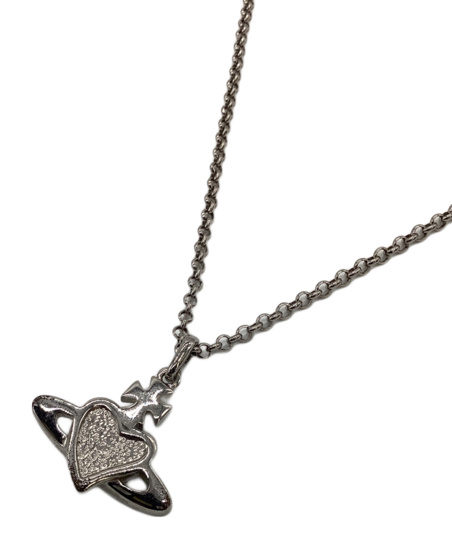 Vivienne Westwood 回転式ハートオーブネックレス シルバー925 中古・古着通販】Vivienne Westwood (ヴィヴィアンウエストウッド