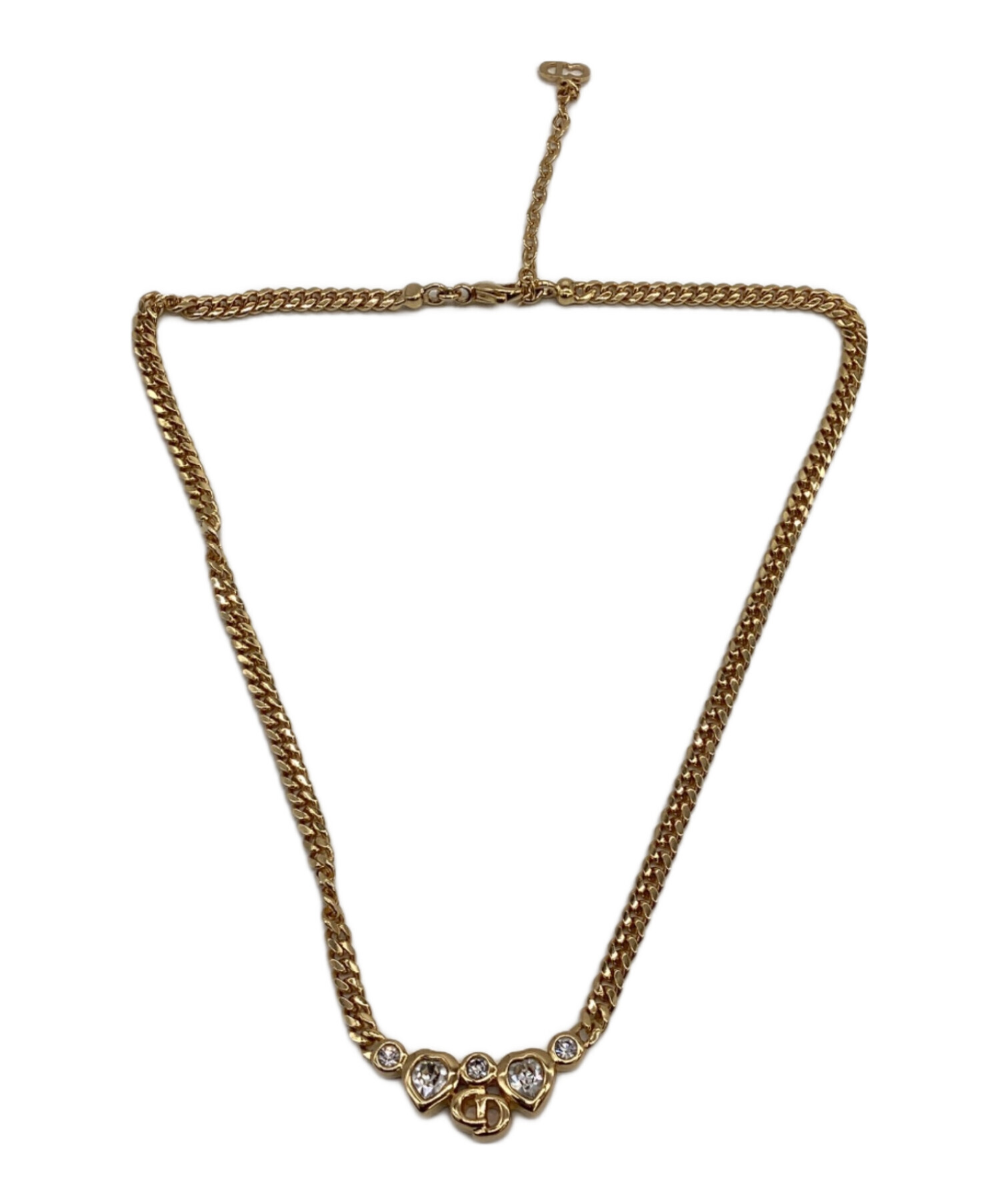 【❤︎】Christian Dior ハート ネックレス ゴールド 中古・古着通販】Christian Dior (クリスチャン ディオール) ハート