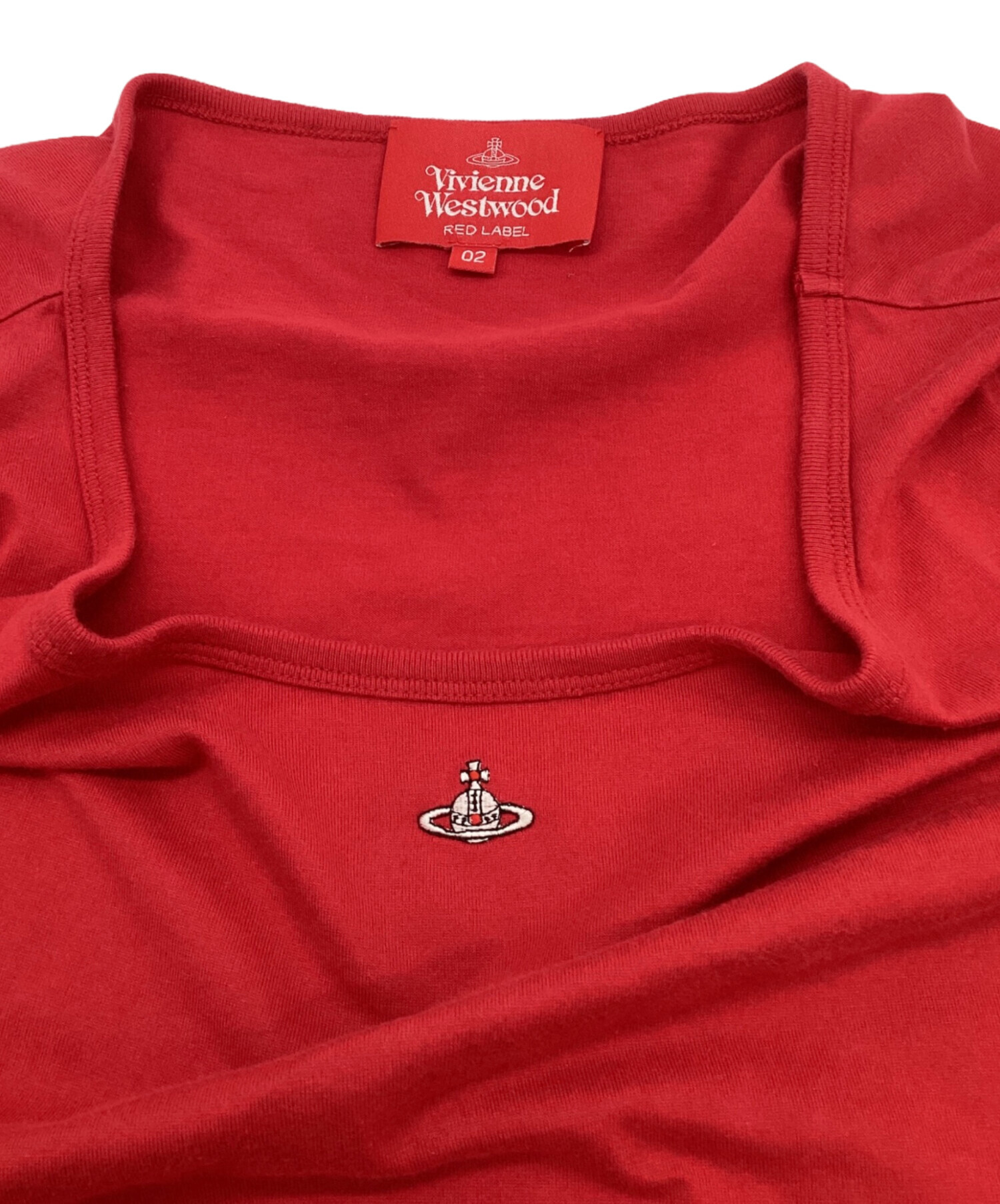 vivienne westwood 赤 長袖 ロンT トップス 中古・古着通販】Vivienne Westwood RED LABEL (ヴィヴィアンウエスト