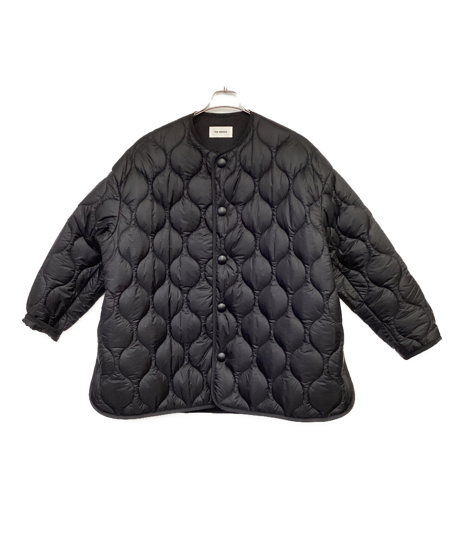 THE RERACS リバーシブルキルティングジャケット 黒 中古・古着通販】THE RERACS (ザ リラクス) QUILTING COAT