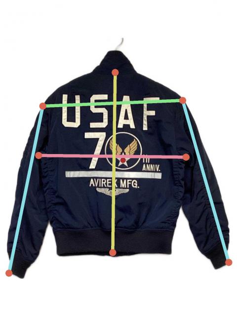 期間限定値下げ！ AVIREX USAF 70周年アニバーサリーモデル Мサイズ 中古・古着通販】AVIREX (アヴィレックス) U.S.A.F. 70th ANNIVERSARY