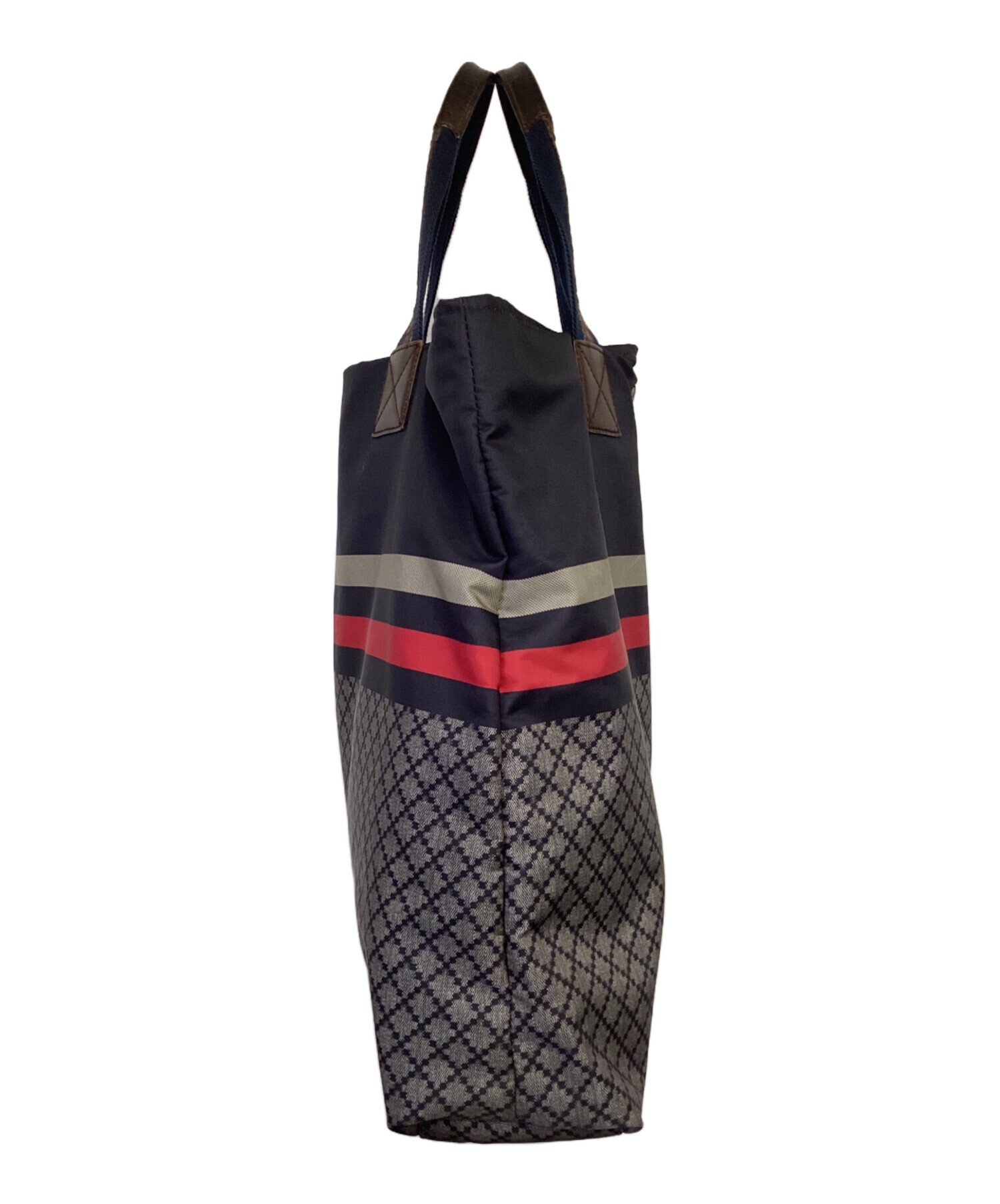 中古・古着通販】GUCCI (グッチ) ディアマンテ トートバッグ ネイビー
