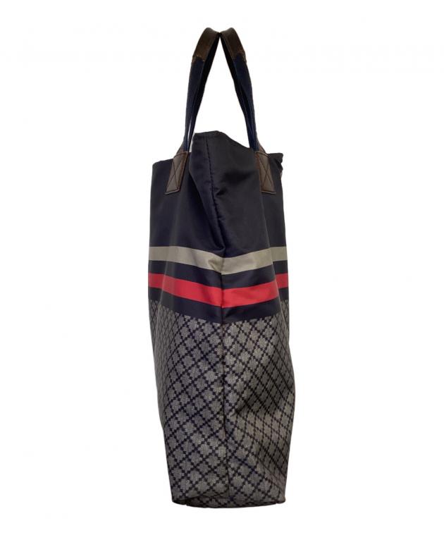 中古・古着通販】GUCCI (グッチ) ディアマンテ トートバッグ ネイビー